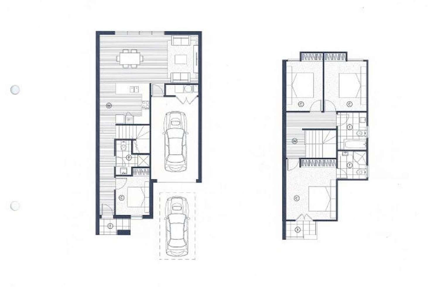 Floorplan of Homely townhouse listing, 21/2 Ambrose Treacy Drive, Bundoora VIC 3083