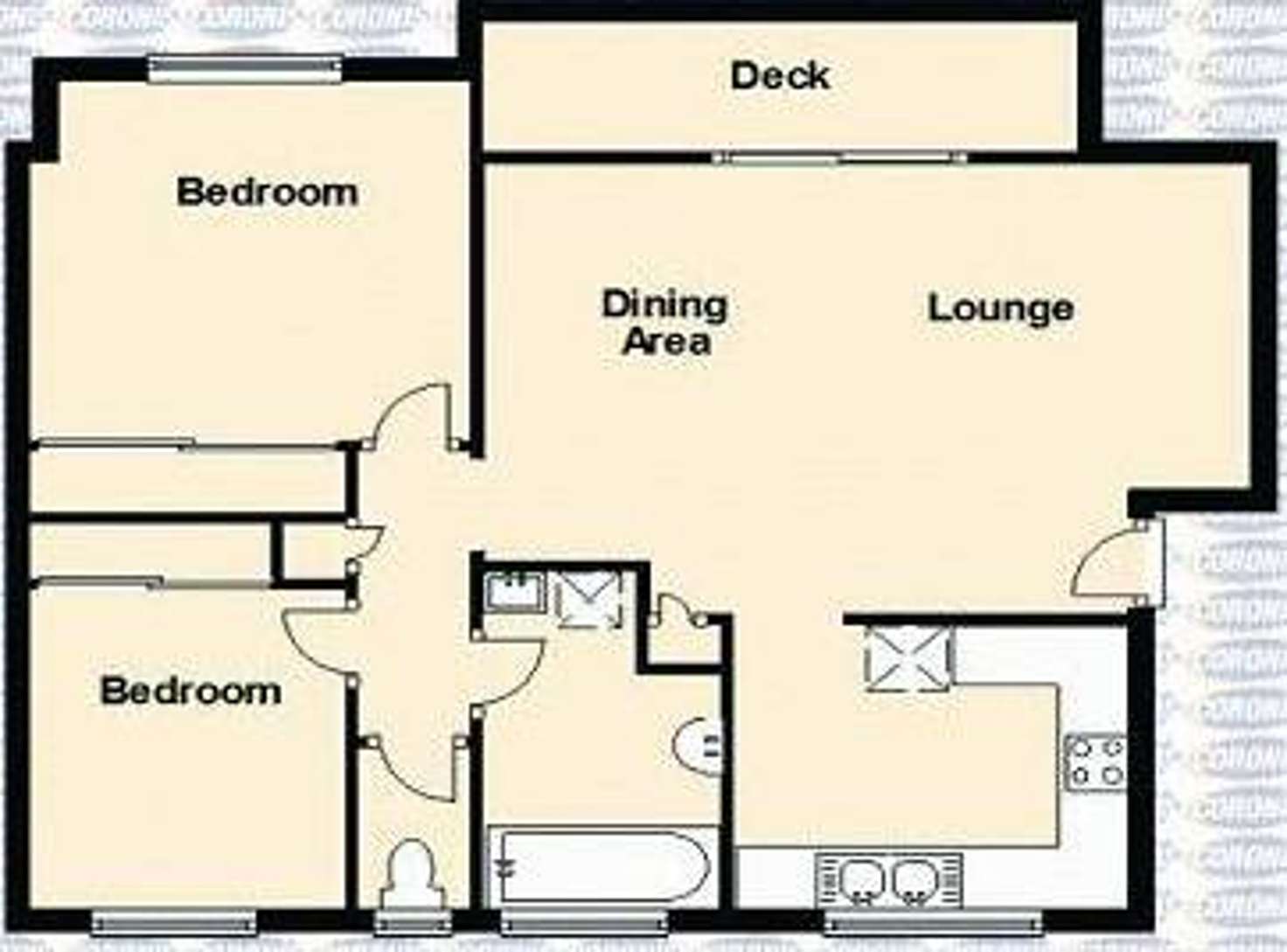 Floorplan of Homely unit listing, 4/501 Rode Road, Chermside QLD 4032