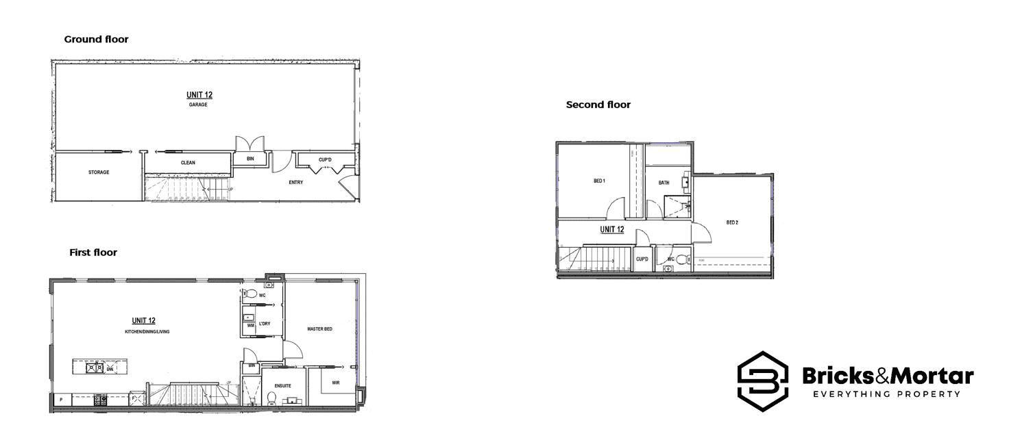 Floorplan of Homely townhouse listing, 12/3 Venn Mews, Templestowe Lower VIC 3107