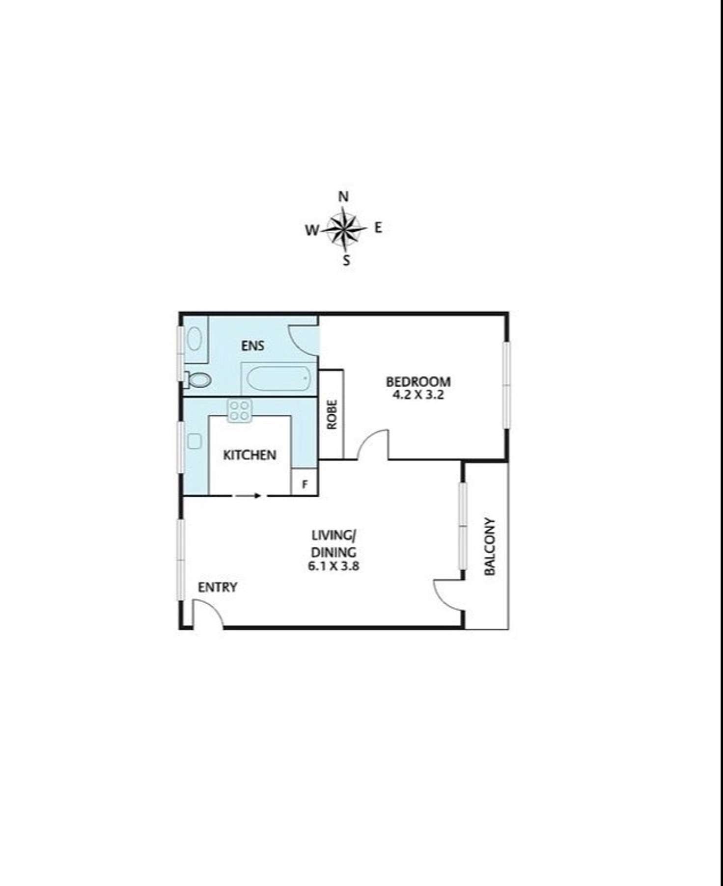 Floorplan of Homely apartment listing, 14/41 Riversdale Road, Hawthorn VIC 3122