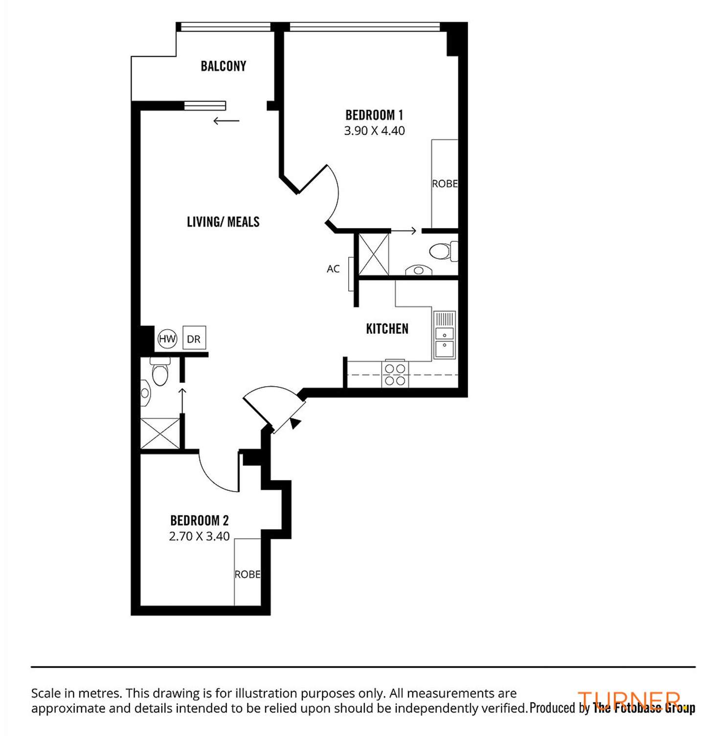 Floorplan of Homely apartment listing, 177/65 King William Street, Adelaide SA 5000