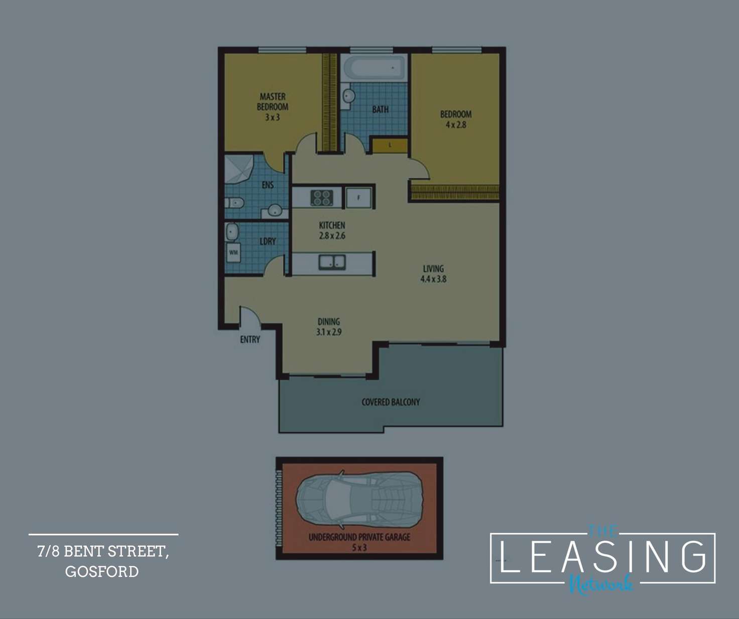 Floorplan of Homely apartment listing, 7/8 Bent Street, Gosford NSW 2250