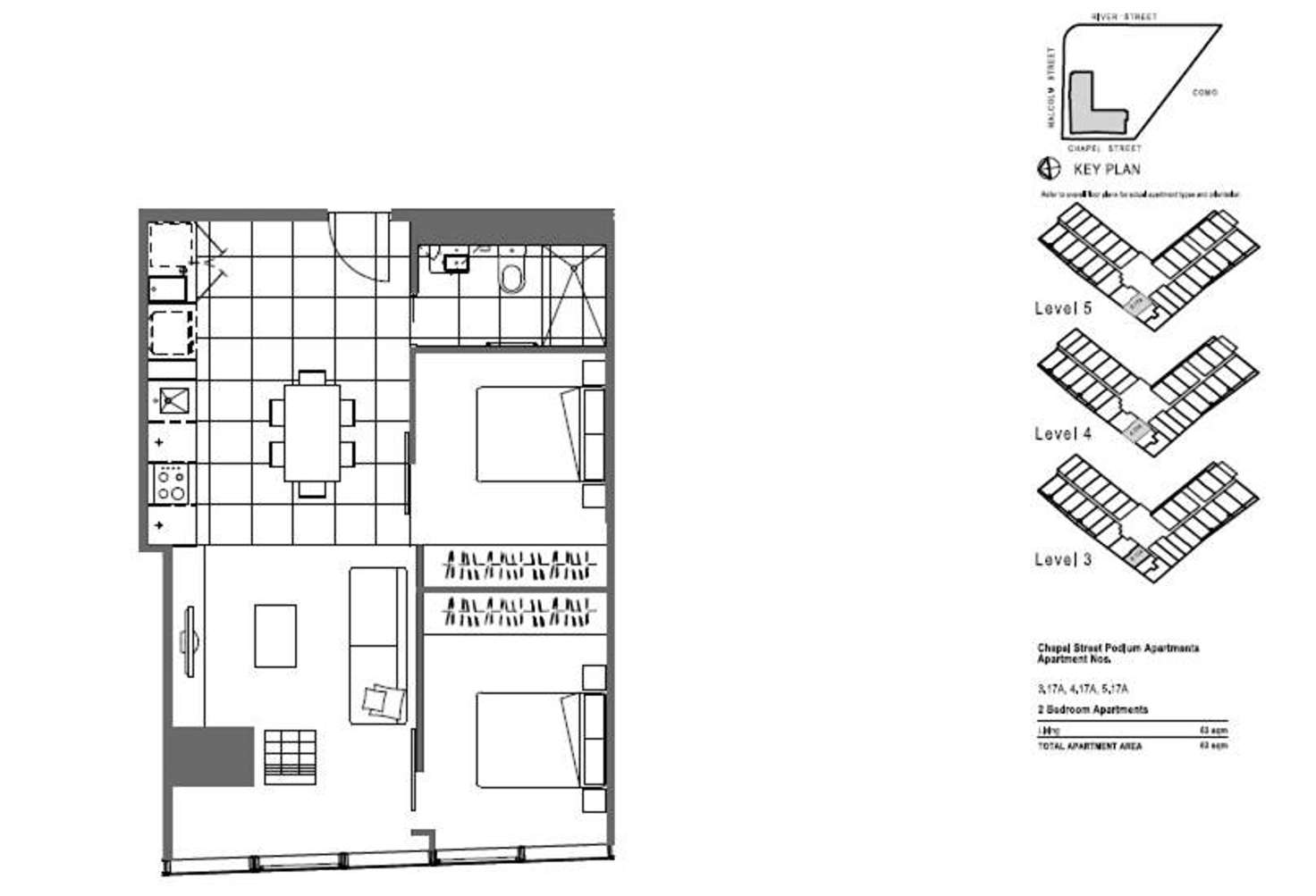 Floorplan of Homely apartment listing, 317A/35 Malcolm Street, South Yarra VIC 3141