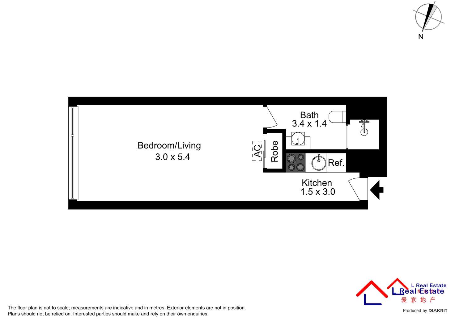 Floorplan of Homely apartment listing, 1112/43 Therry Street, Melbourne VIC 3000