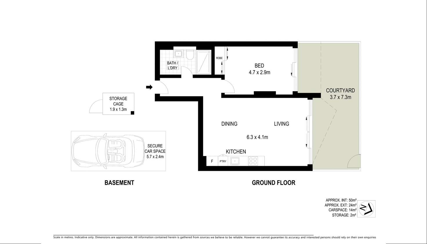 Floorplan of Homely apartment listing, 3/371 Liverpool Road, Ashfield NSW 2131