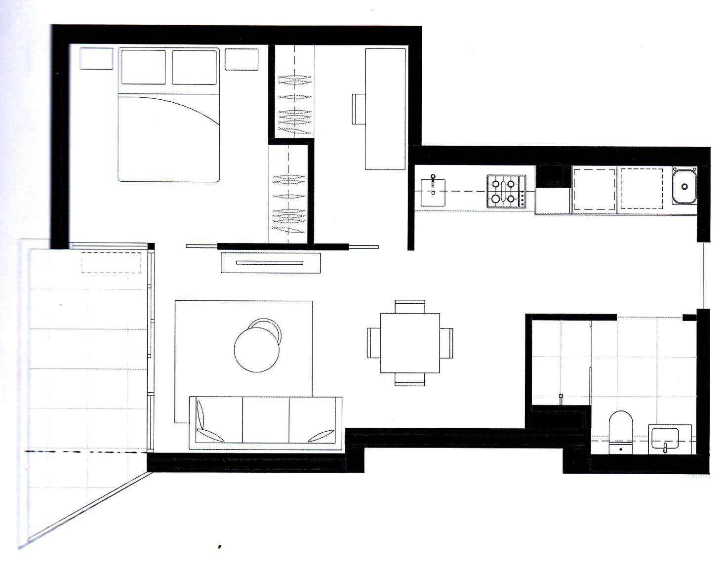 Floorplan of Homely apartment listing, 403/61 Galada Avenue, Parkville VIC 3052