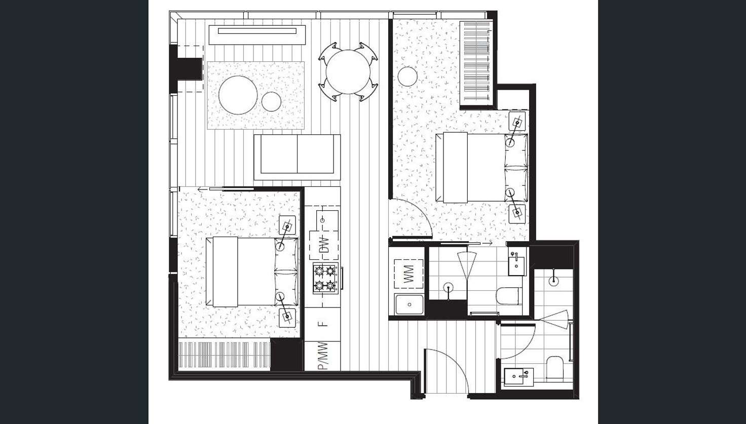 Floorplan of Homely apartment listing, 4413/70 Southbank Boulevard, Southbank VIC 3006
