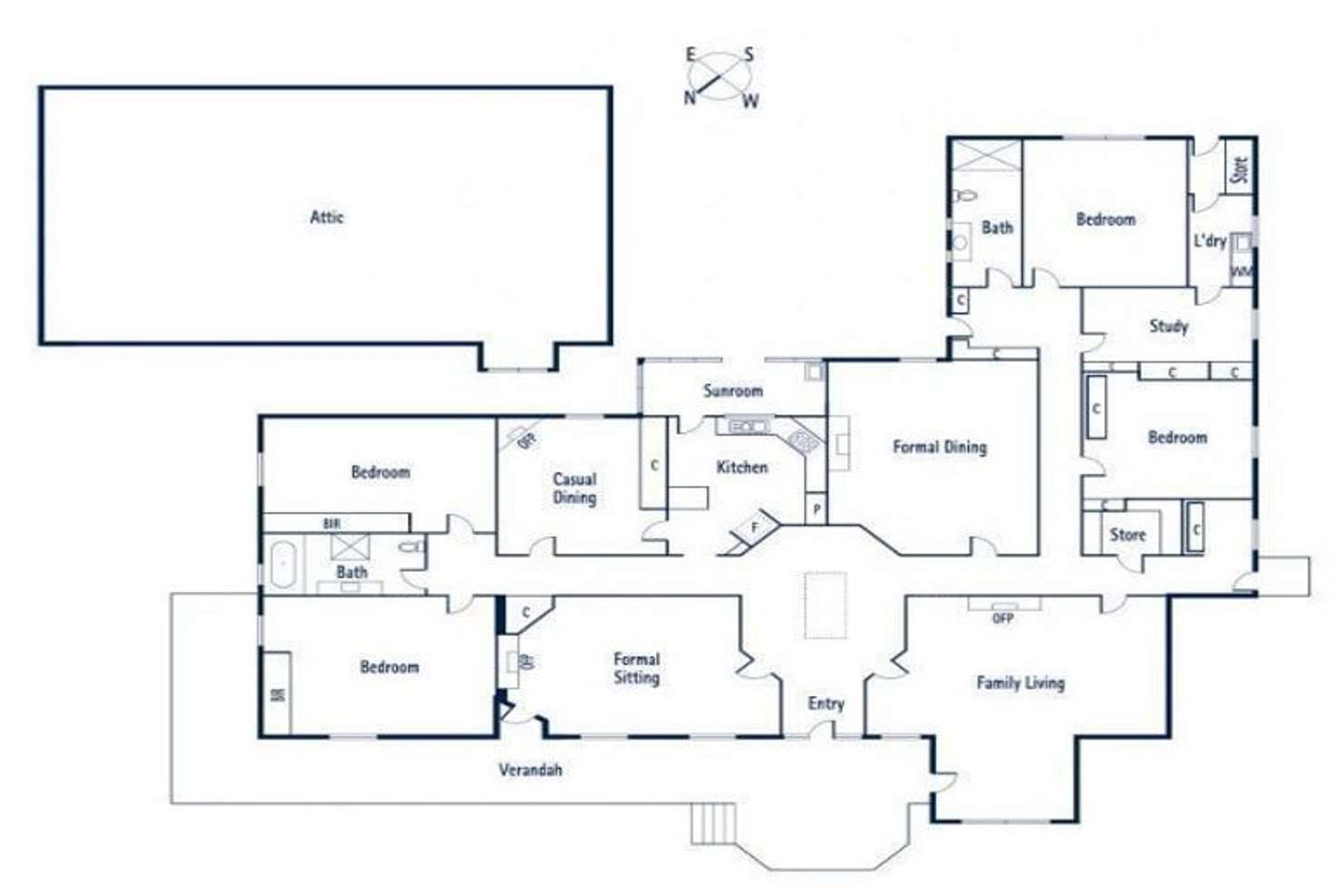 Floorplan of Homely house listing, 6 Logan Street, Canterbury VIC 3126