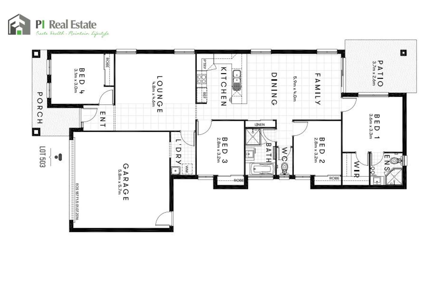 Floorplan of Homely house listing, 11 Carron Court, Brassall QLD 4305