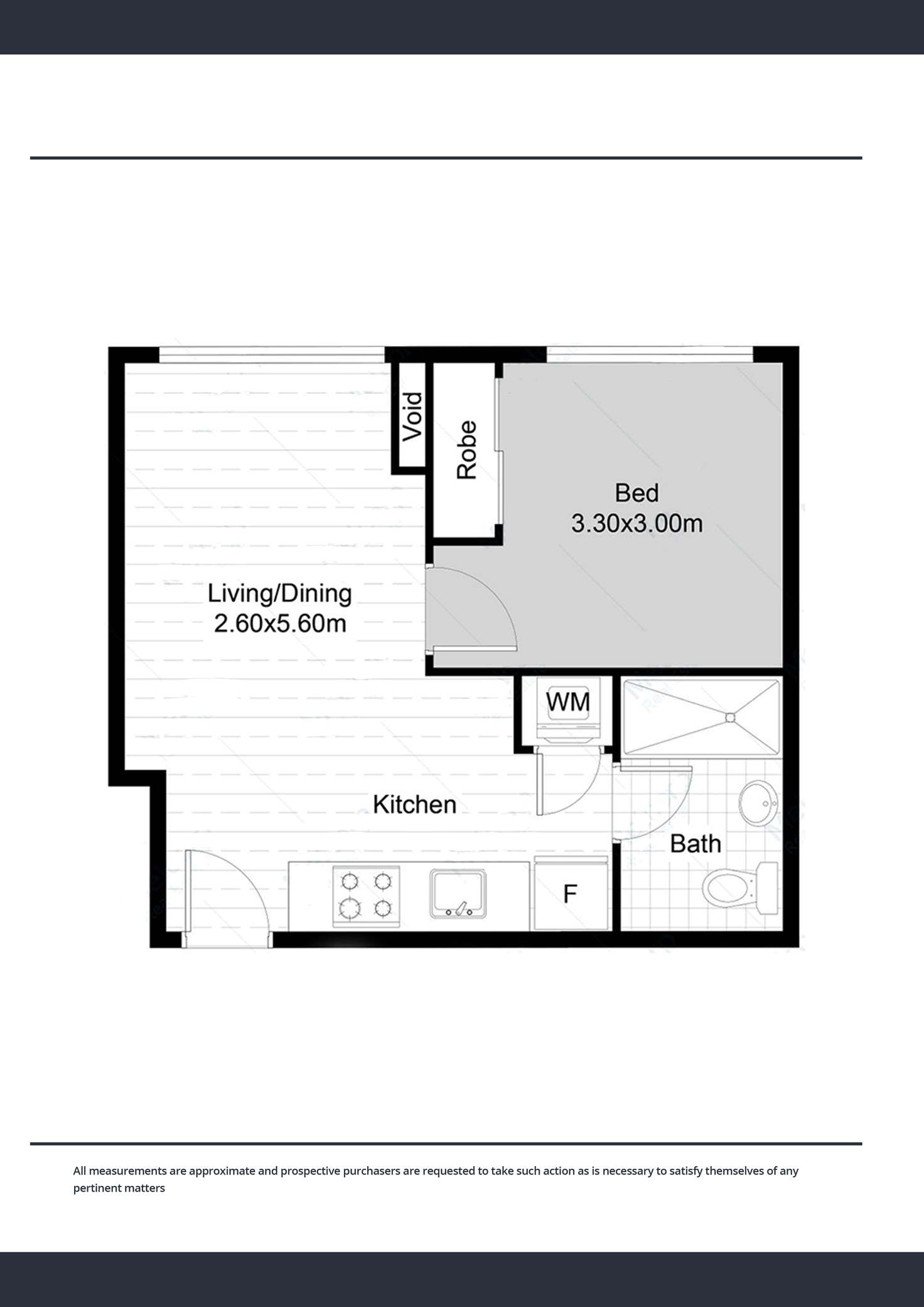 Floorplan of Homely apartment listing, 3809/568 Collins Street, Melbourne VIC 3000
