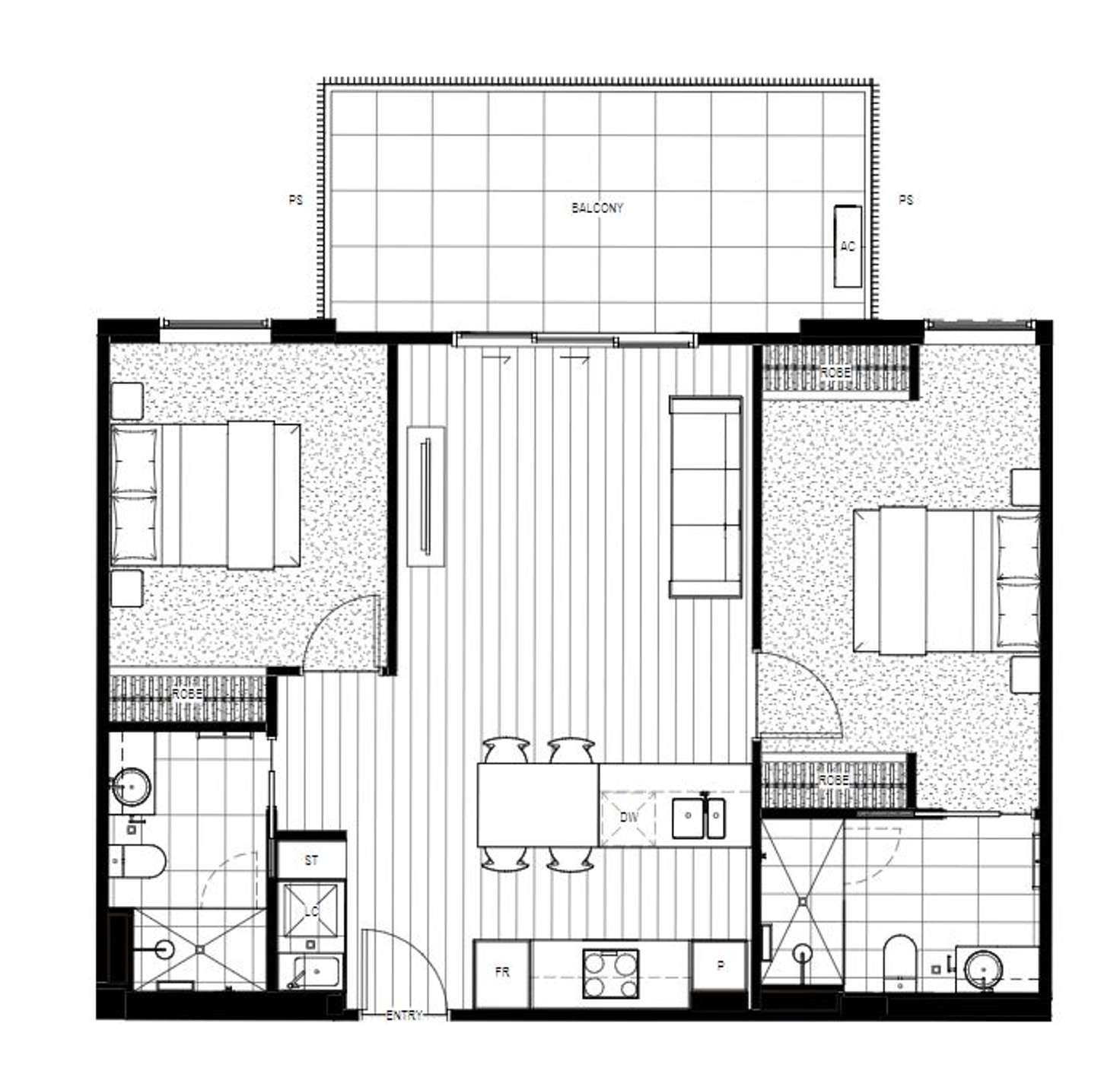 Floorplan of Homely apartment listing, 215/8 North Street, Ascot Vale VIC 3032