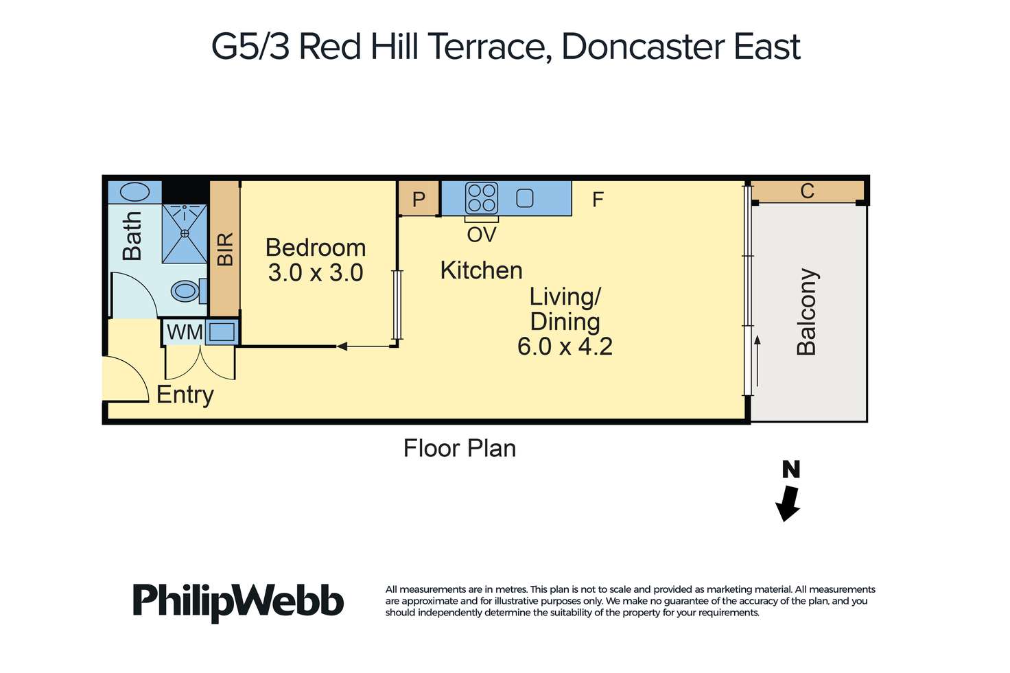 Floorplan of Homely apartment listing, G5/3 Red Hill Terrace, Doncaster East VIC 3109