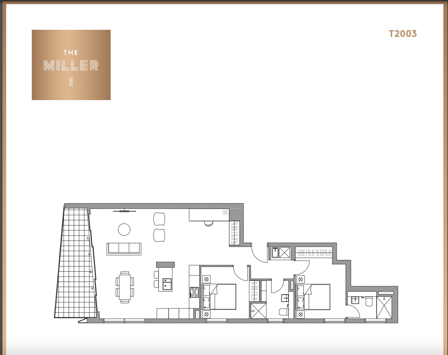 Floorplan of Homely apartment listing, 2011/221 Miller Street, North Sydney NSW 2060