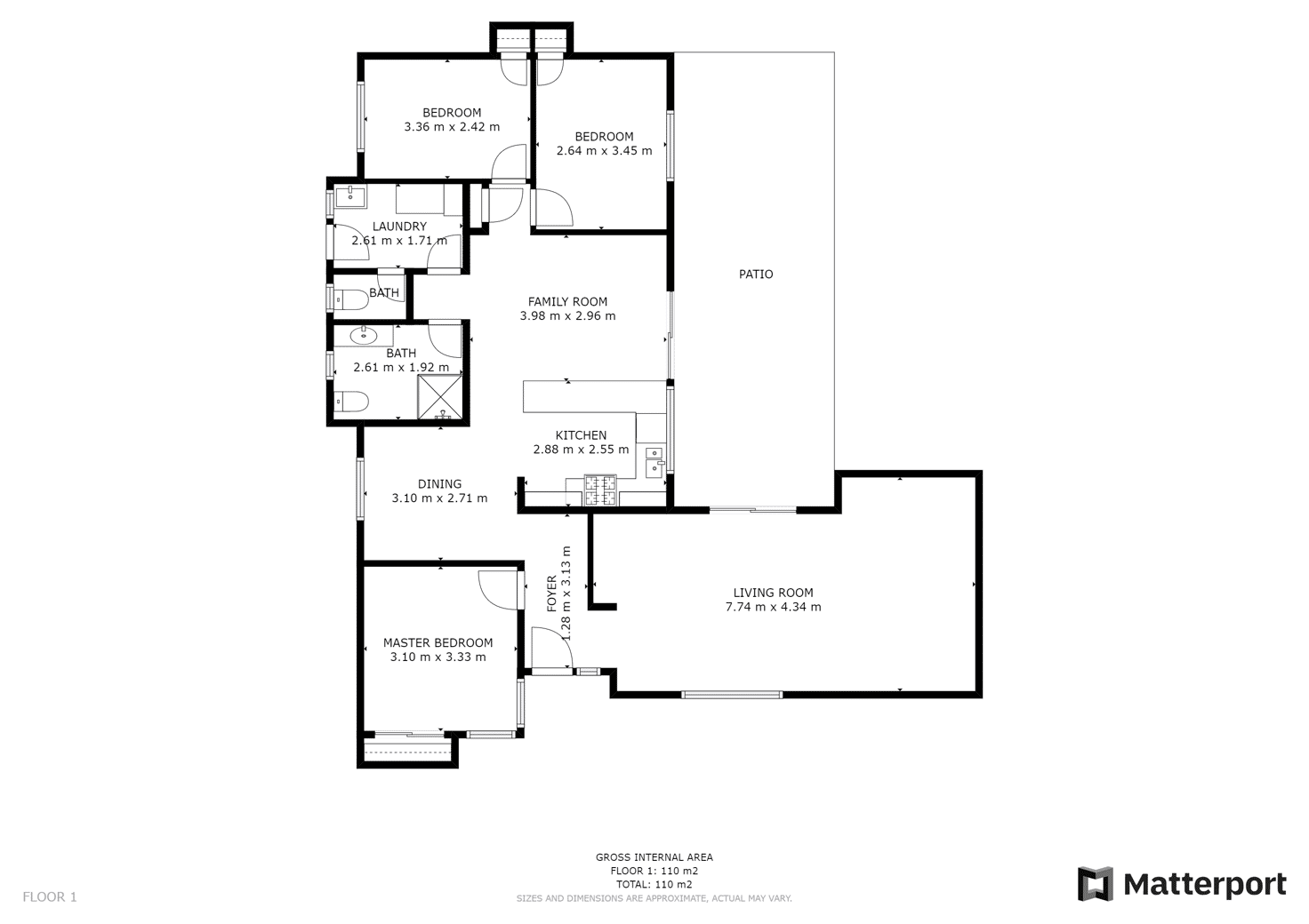 Floorplan of Homely house listing, 38 Hull Way, Beechboro WA 6063