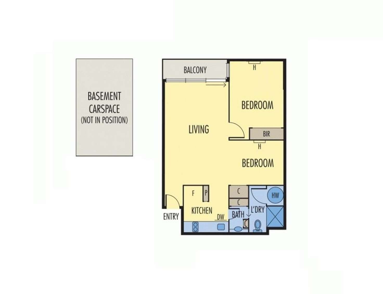 Floorplan of Homely apartment listing, 1101/604 Swanston Street, Carlton VIC 3053