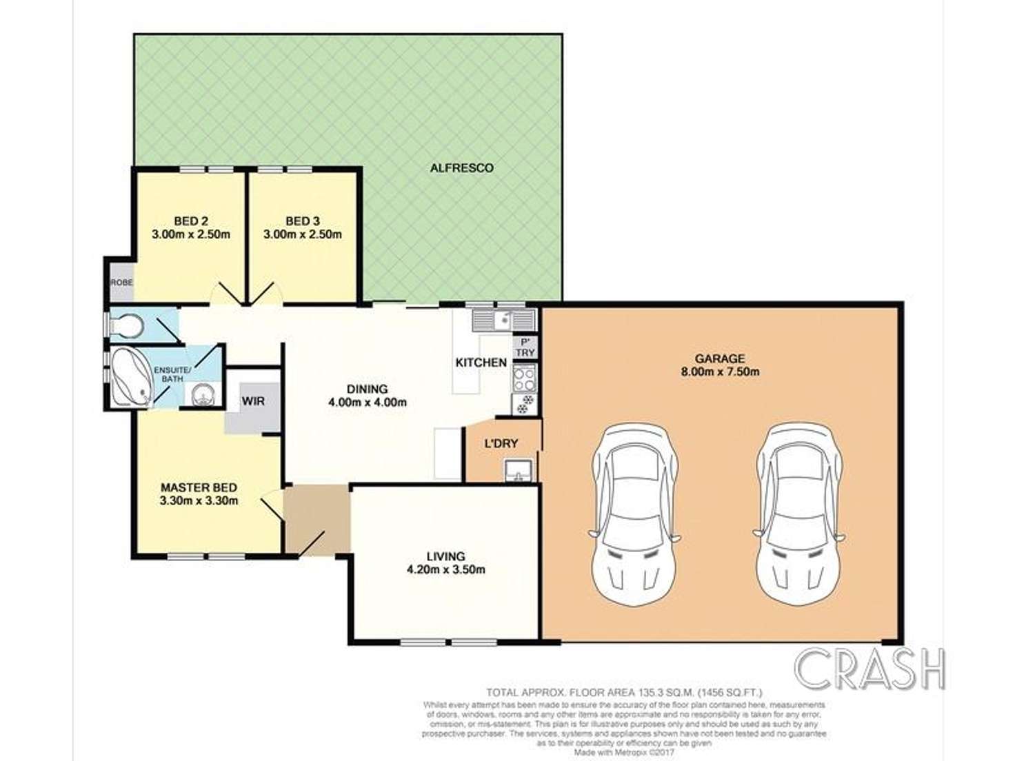 Floorplan of Homely house listing, 107 Strawberry Drive, Seville Grove WA 6112