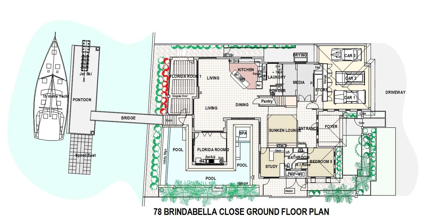 Floorplan of Homely house listing, 78 Brindabella Close, Coomera Waters QLD 4209