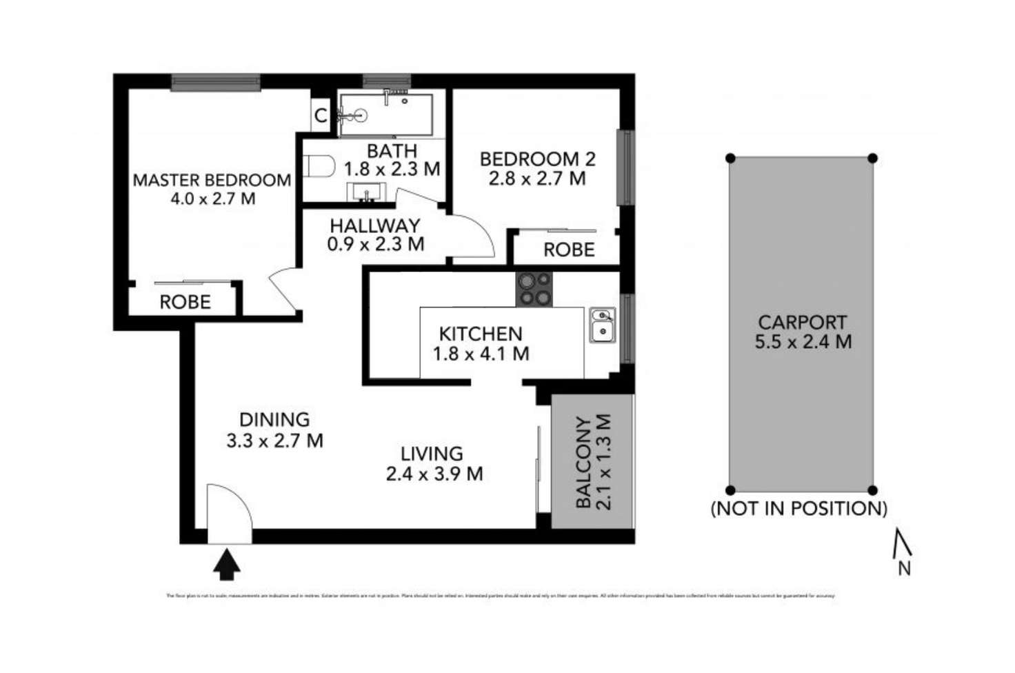 Floorplan of Homely apartment listing, 12/3 Calder Road, Rydalmere NSW 2116