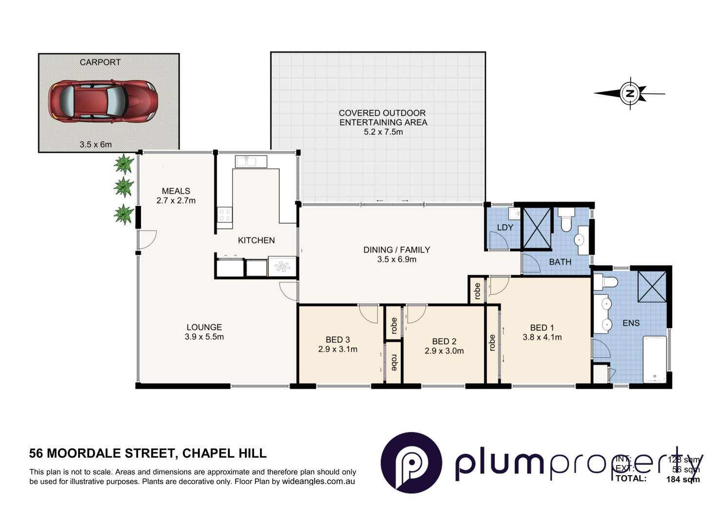 Floorplan of Homely house listing, 56 Moordale Street, Chapel Hill QLD 4069
