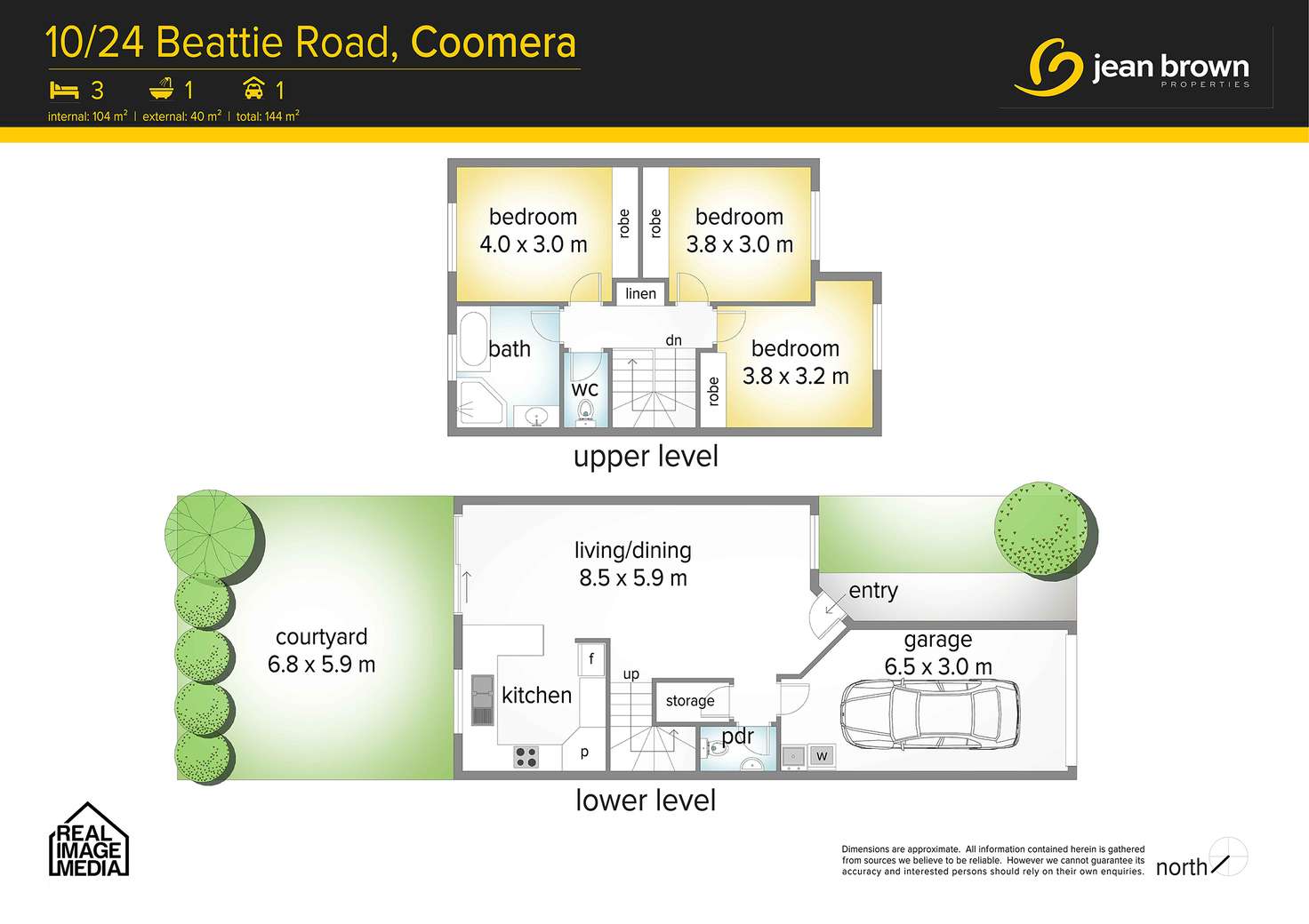 Floorplan of Homely townhouse listing, 10/24 Beattie Road, Coomera QLD 4209