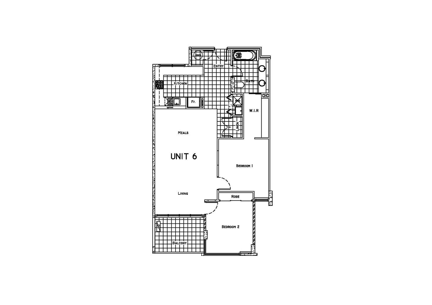 Floorplan of Homely apartment listing, 6/74 Keilor Road, Essendon North VIC 3041