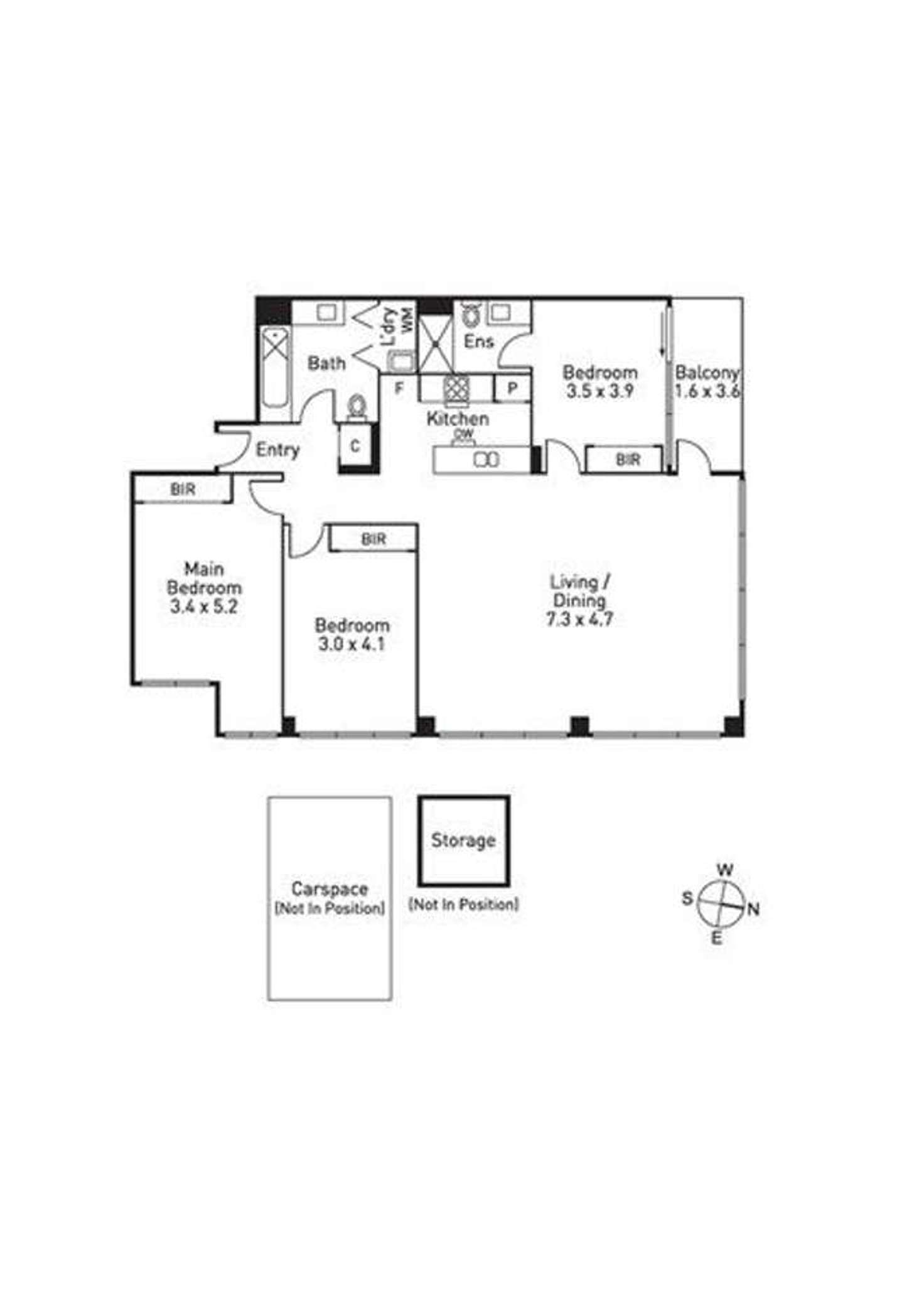 Floorplan of Homely apartment listing, 4008/27 Therry Street, Melbourne VIC 3000