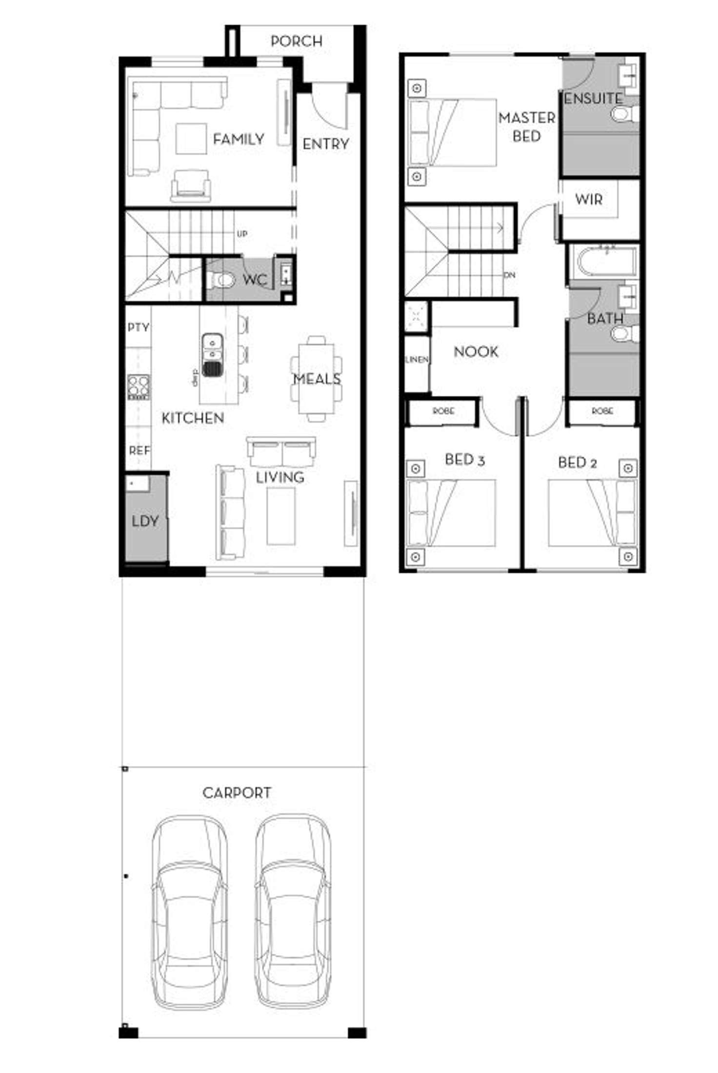 Floorplan of Homely house listing, 12 Paramount Boulevard, Wyndham Vale VIC 3024