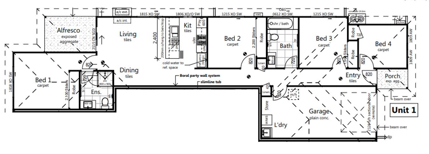 Floorplan of Homely house listing, 1/11 Mount Wheeler Street, Park Ridge QLD 4125