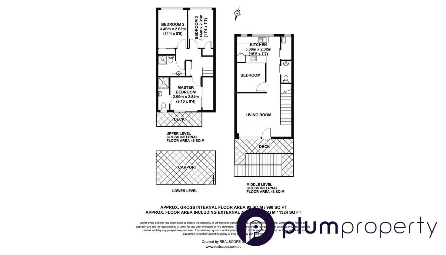 Floorplan of Homely townhouse listing, 2/10 Montrose Road, Taringa QLD 4068