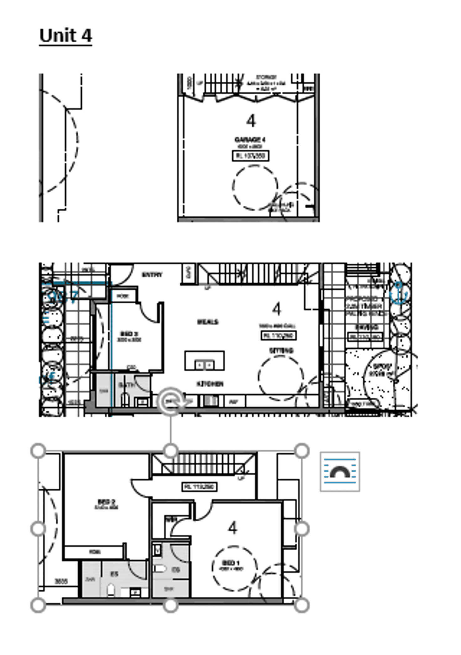 Floorplan of Homely townhouse listing, 4/18 Champion Street, Doncaster East VIC 3109