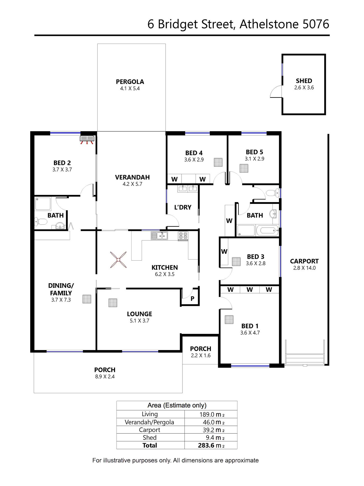 Floorplan of Homely house listing, 6 Bridget Street, Athelstone SA 5076