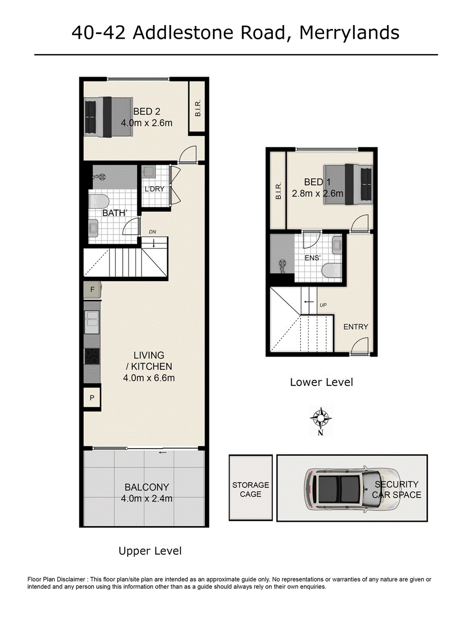 Floorplan of Homely apartment listing, 21/40-42 Addlestone Road, Merrylands NSW 2160