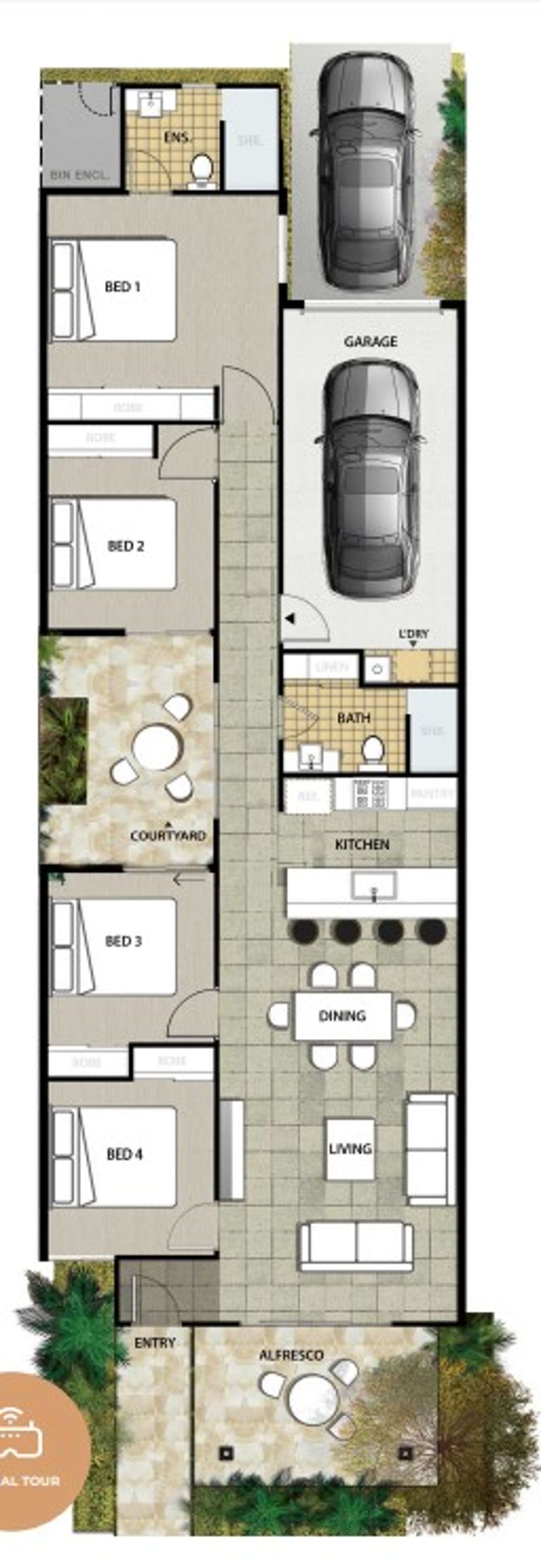 Floorplan of Homely house listing, 78 Blackberry Way, Ripley QLD 4306