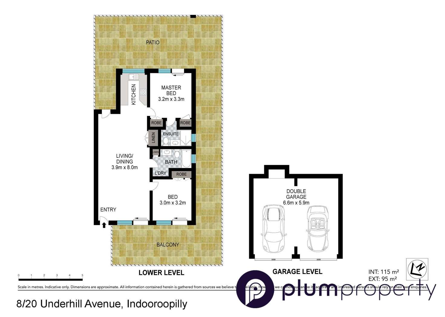 Floorplan of Homely townhouse listing, 8/20 Underhill Avenue, Indooroopilly QLD 4068