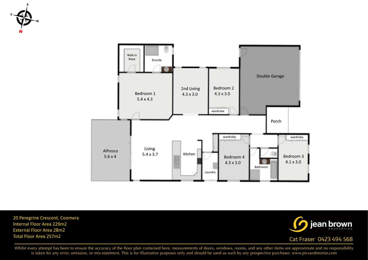 Floorplan of Homely house listing, 20 Peregrine Crescent, Coomera QLD 4209