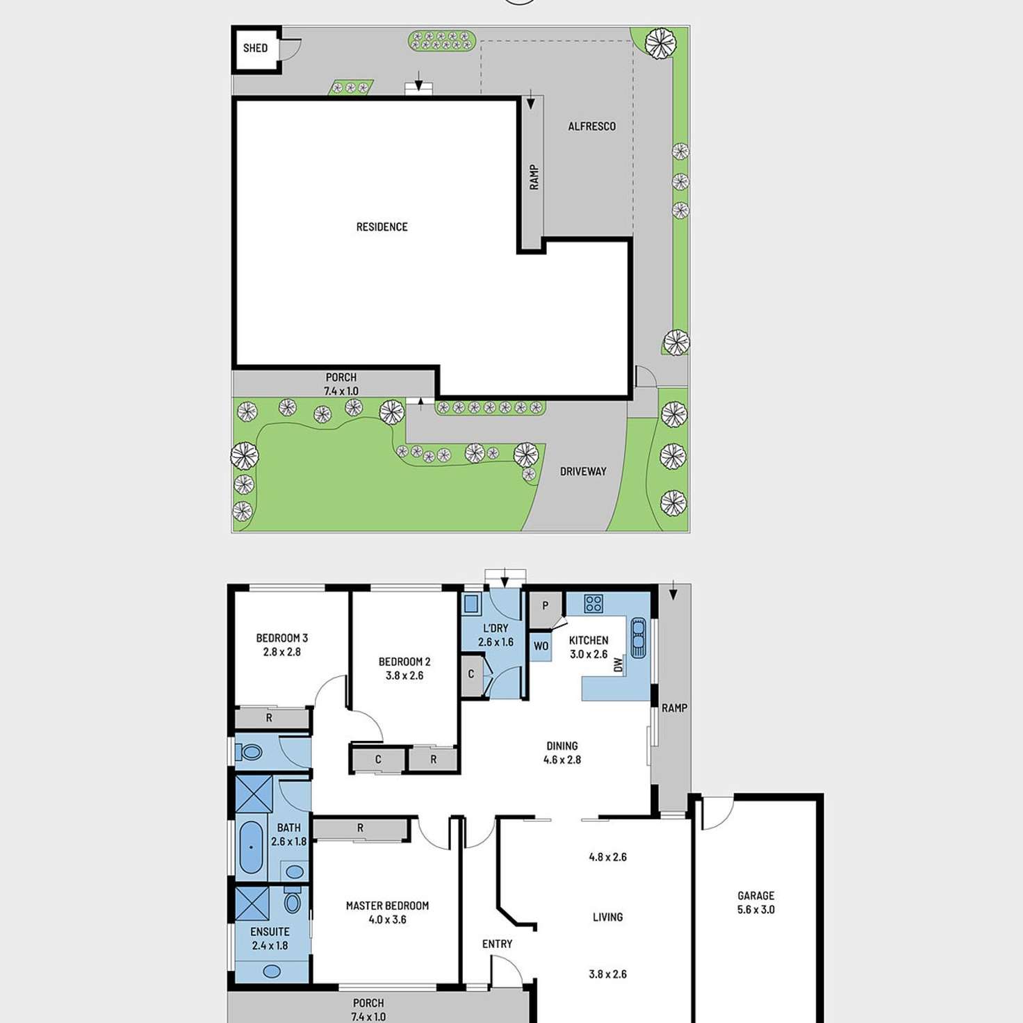 Floorplan of Homely house listing, 1A Pearwood Street, Ringwood VIC 3134