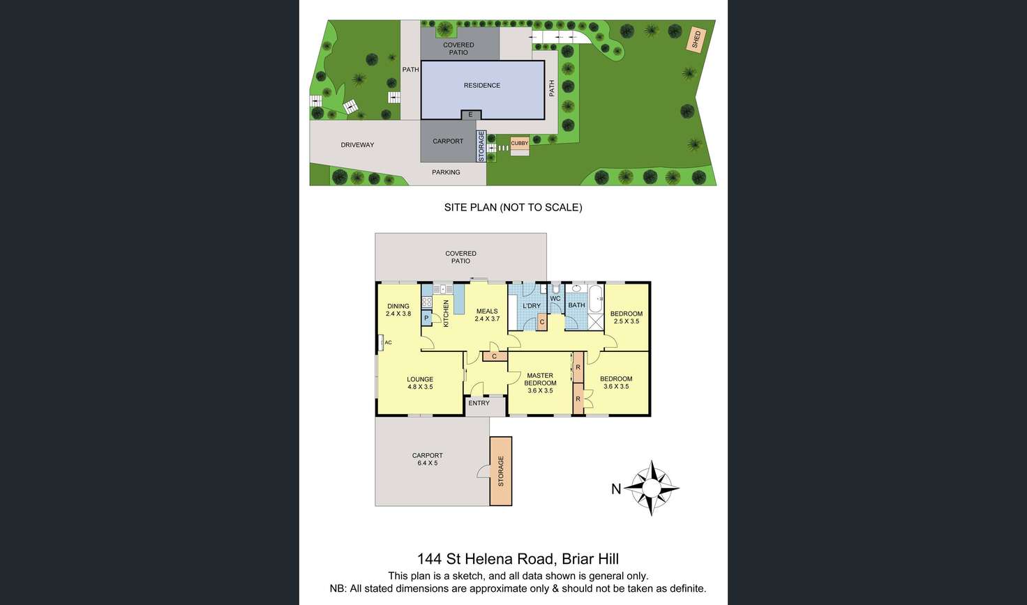 Floorplan of Homely house listing, 144 St Helena Road, Briar Hill VIC 3088
