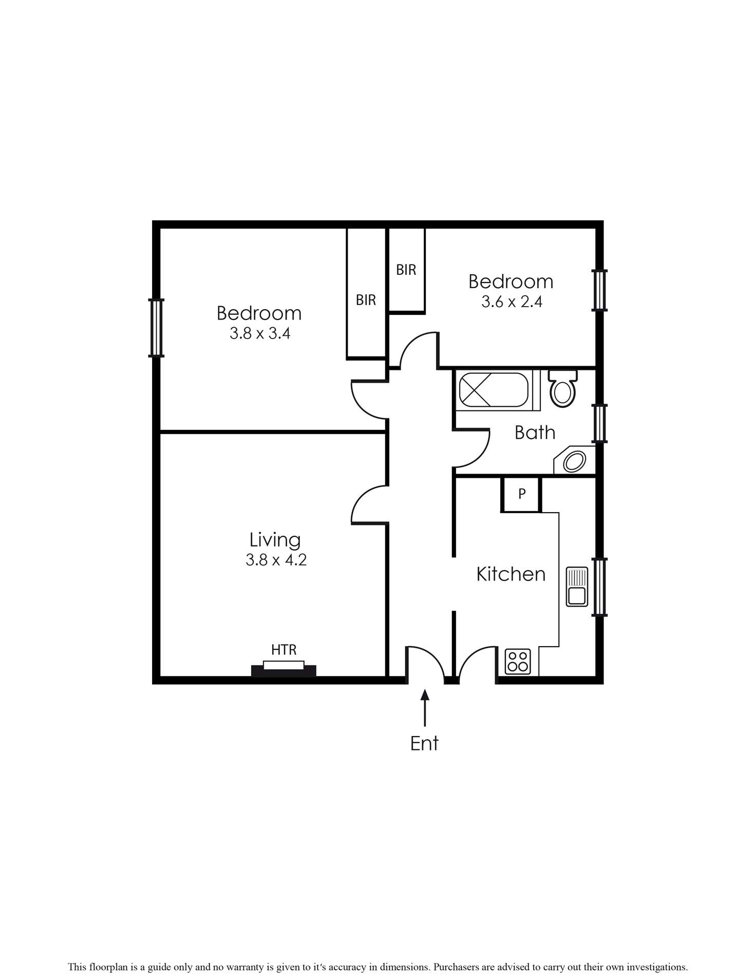 Floorplan of Homely apartment listing, 3/5 The Avenue, Balaclava VIC 3183