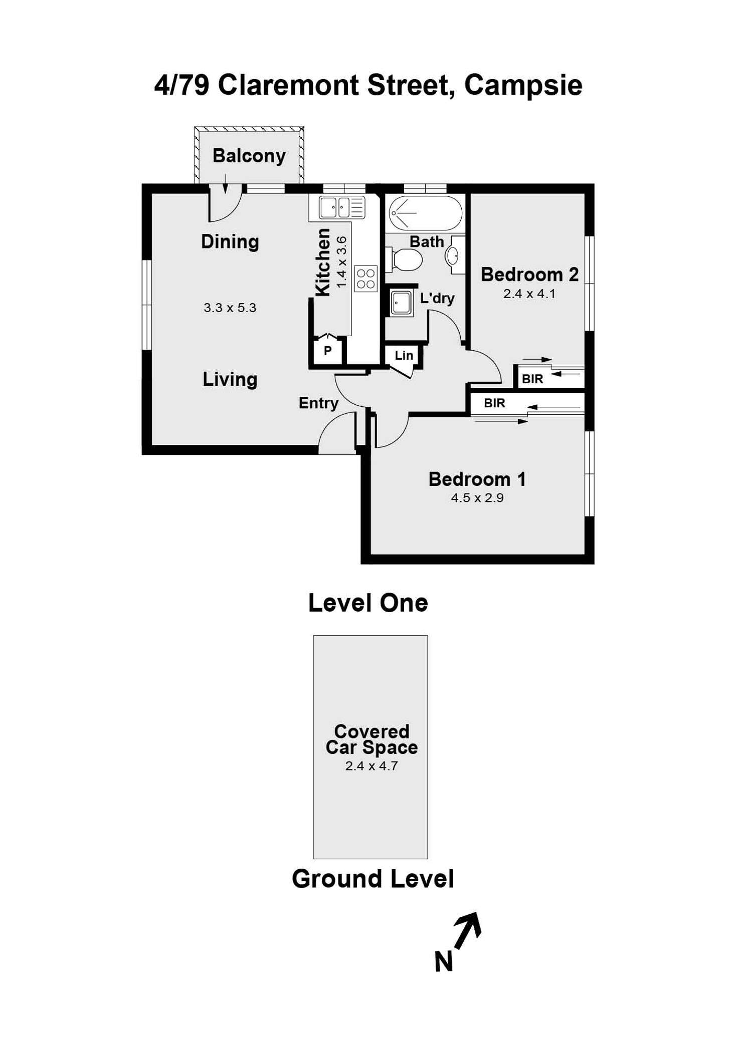 Floorplan of Homely apartment listing, 4/79 Claremont Street, Campsie NSW 2194