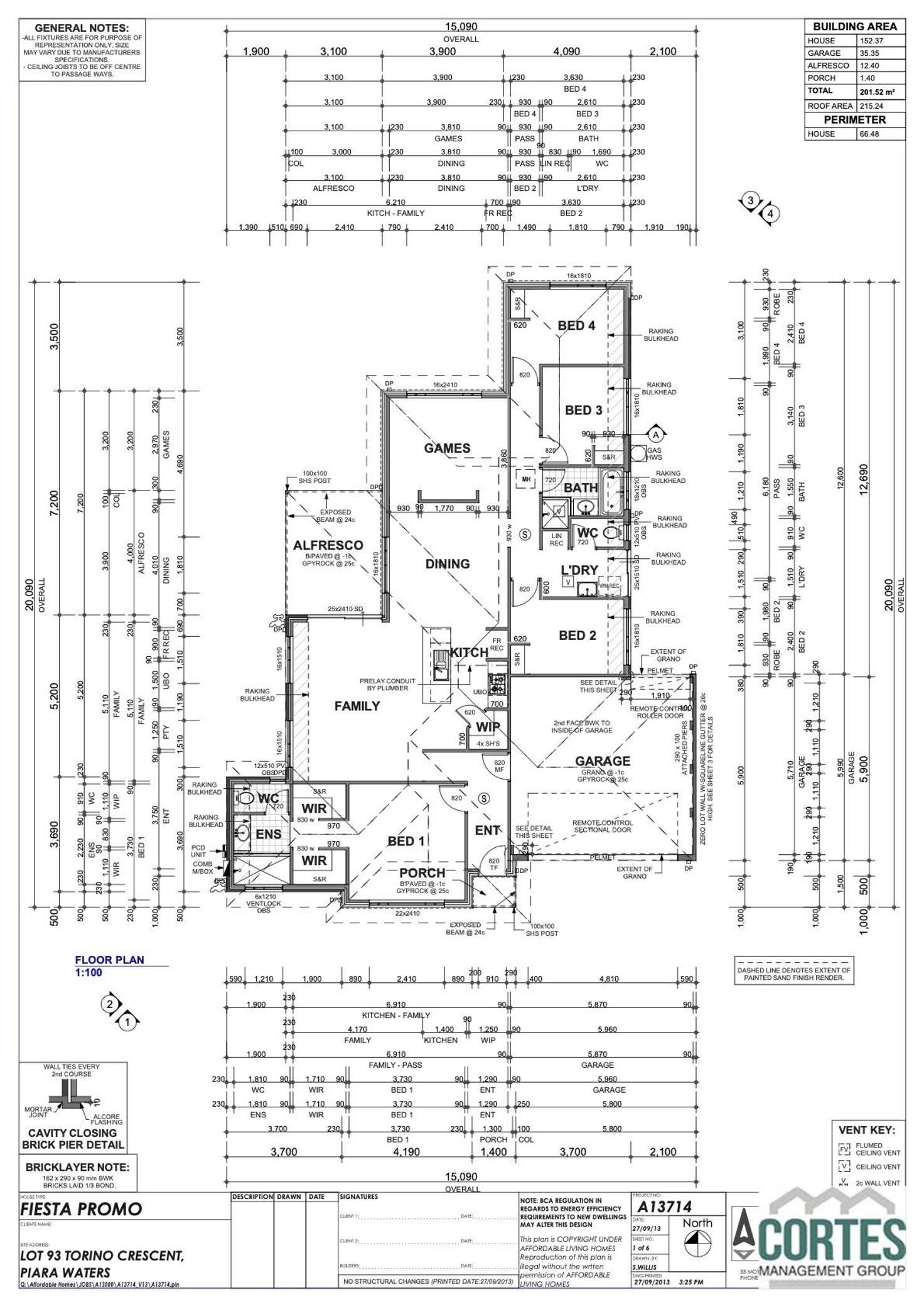 Floorplan of Homely house listing, 10 Torino Crescent, Piara Waters WA 6112