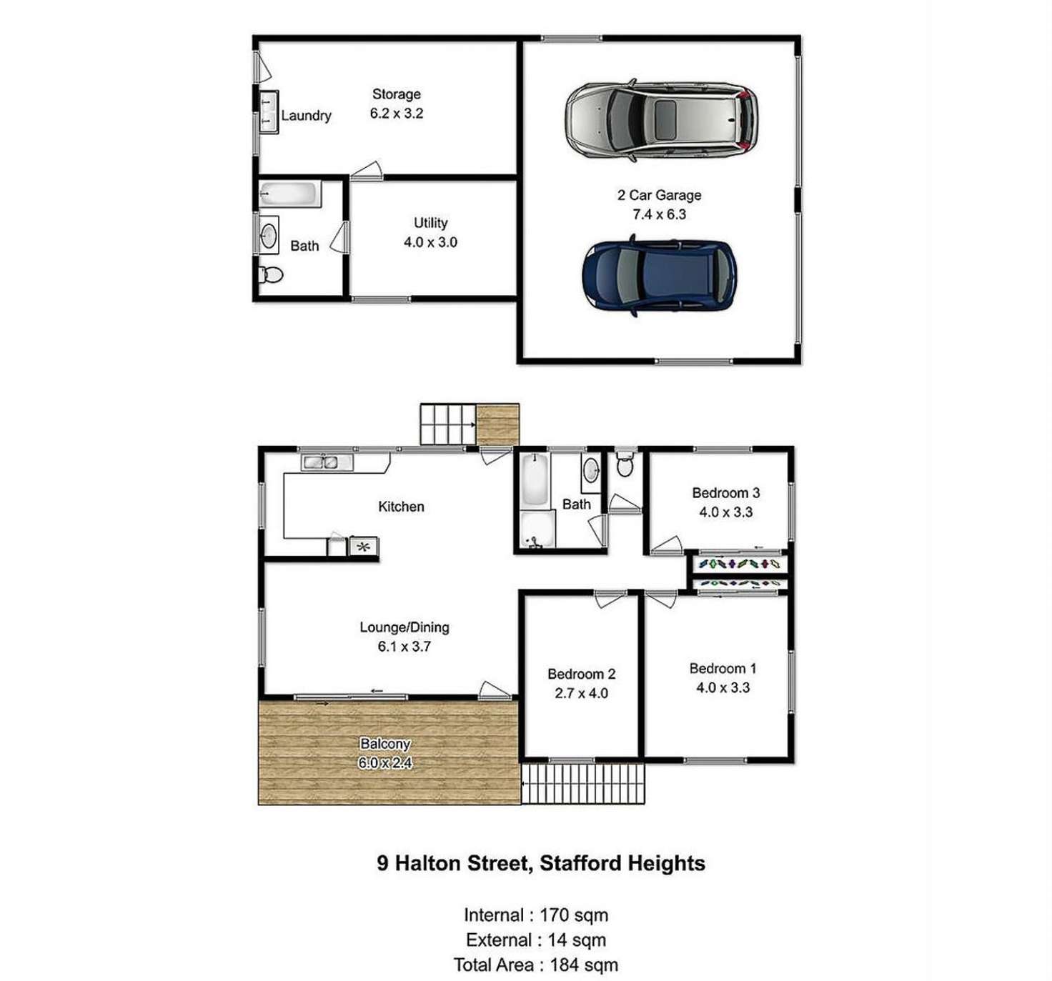 Floorplan of Homely house listing, 9 Halton Street, Stafford Heights QLD 4053