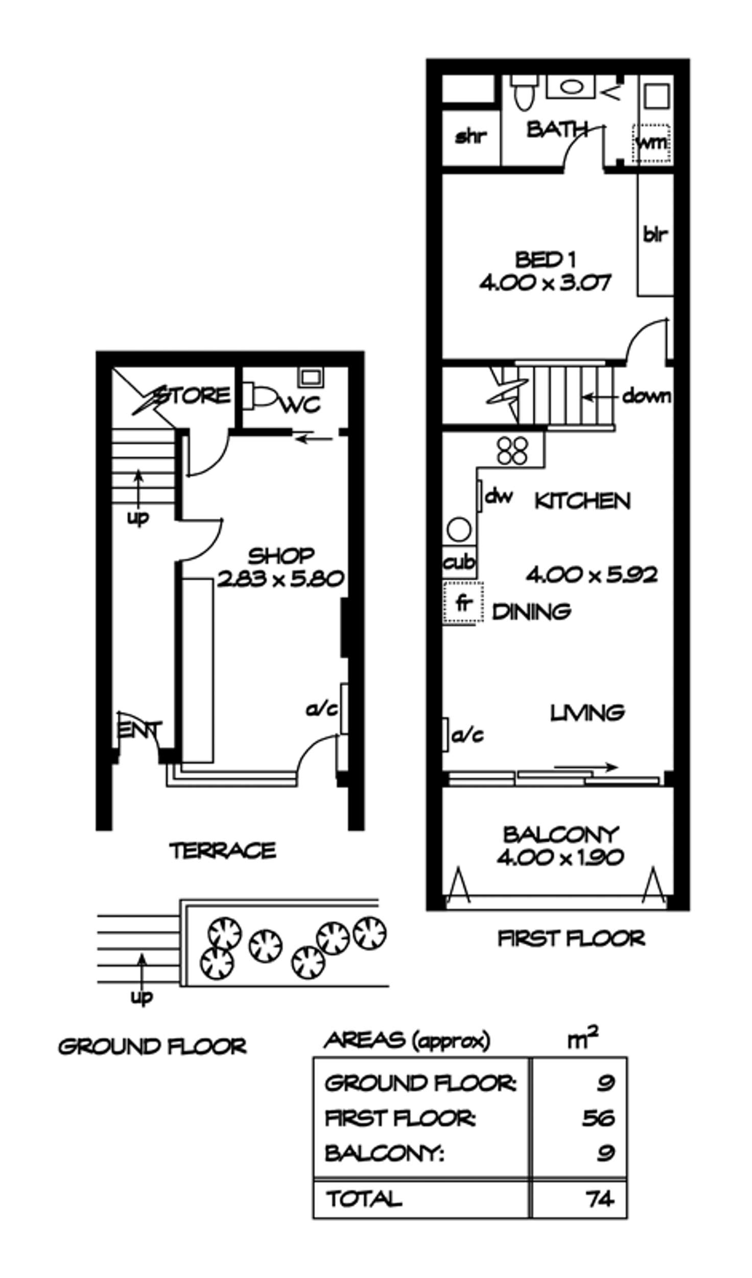 Floorplan of Homely house listing, 102/185 Morphett Street, Adelaide SA 5000