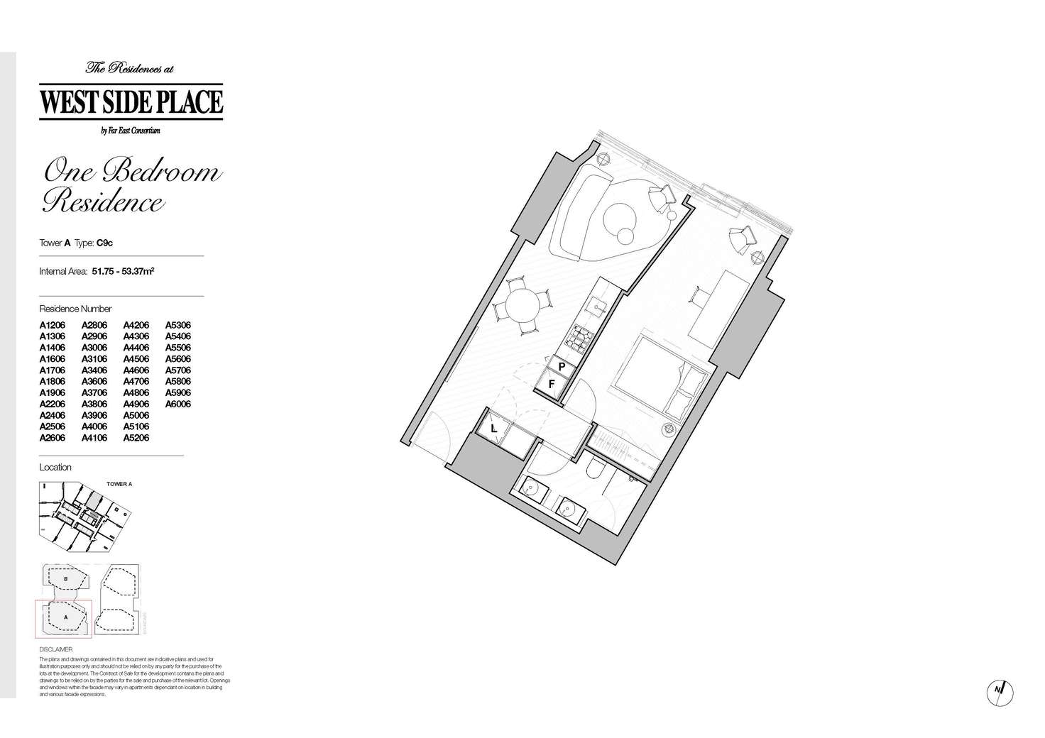 Floorplan of Homely apartment listing, 4306A/260 Spencer Street, Melbourne VIC 3000