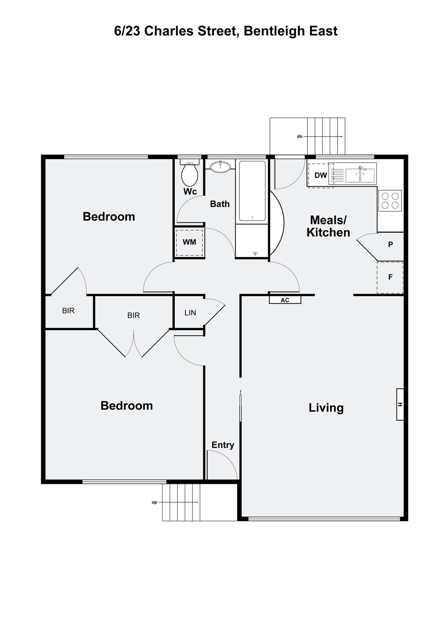 Floorplan of Homely unit listing, 6/23-25 Charles Street, Bentleigh East VIC 3165