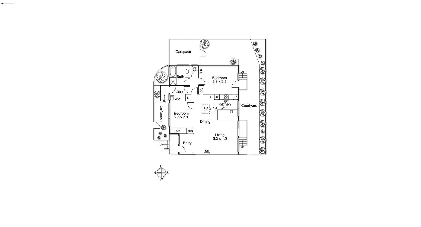 Floorplan of Homely unit listing, 5/778 Hampton Street, Brighton VIC 3186