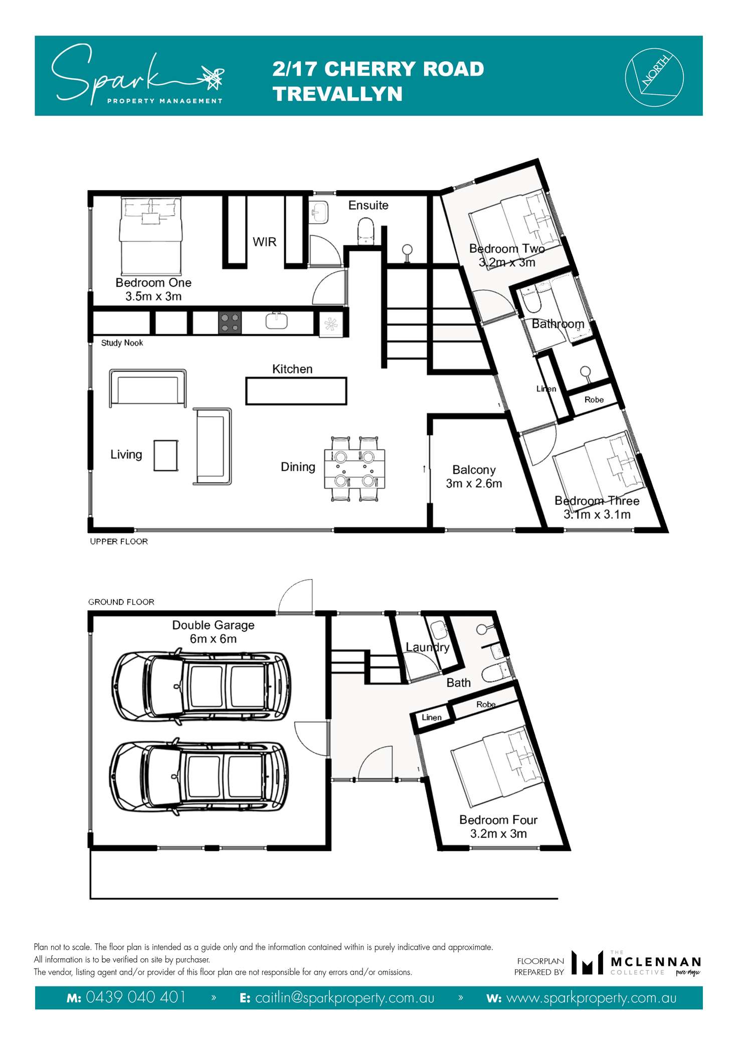 Floorplan of Homely house listing, 2/17 Cherry Road, Trevallyn TAS 7250