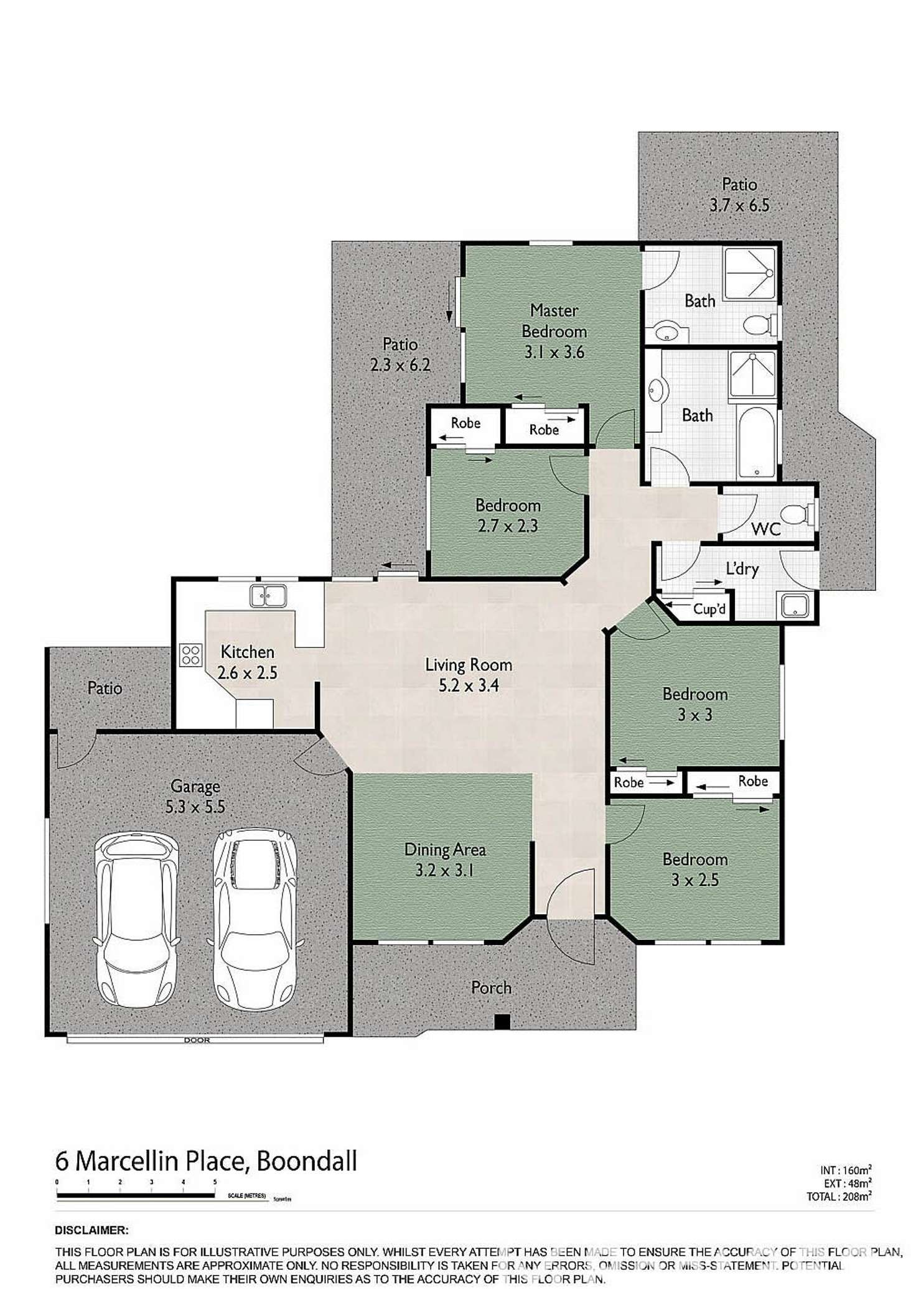 Floorplan of Homely house listing, 6 Marcellin Place, Boondall QLD 4034