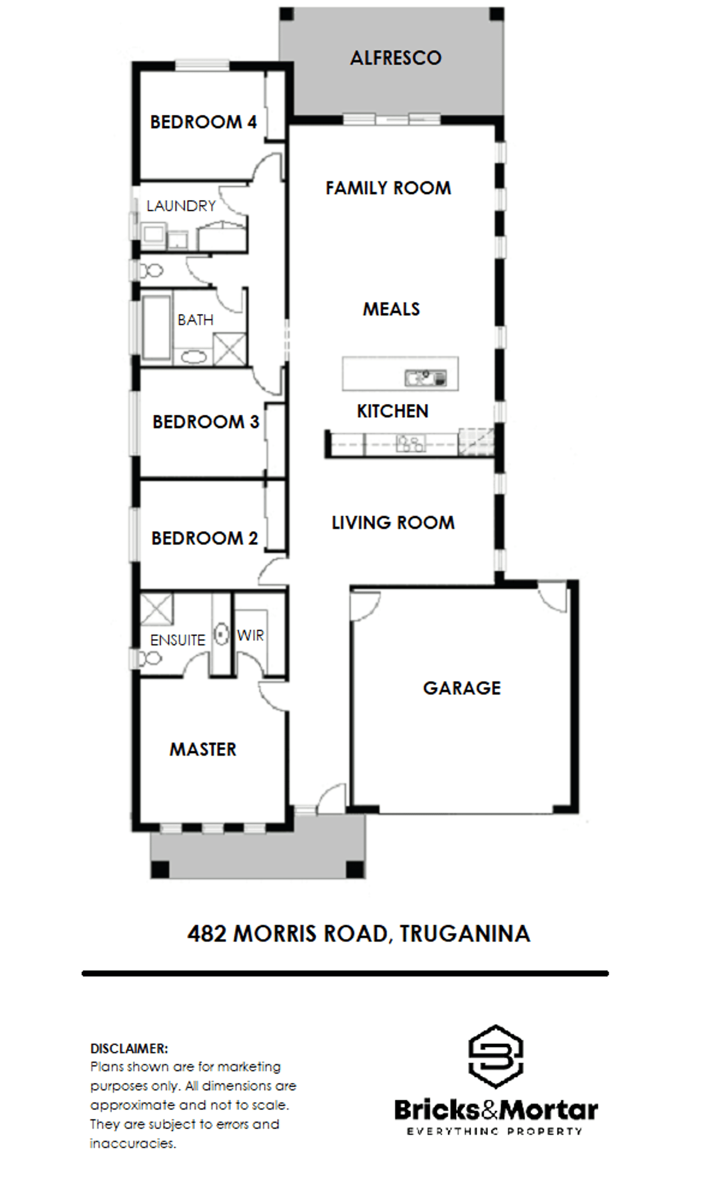 Floorplan of Homely house listing, 482 Morris Road, Truganina VIC 3029
