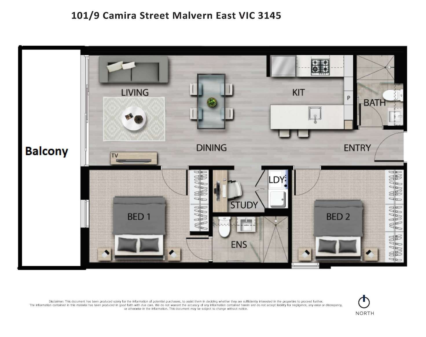 Floorplan of Homely apartment listing, 101/9 Camira Street, Malvern East VIC 3145