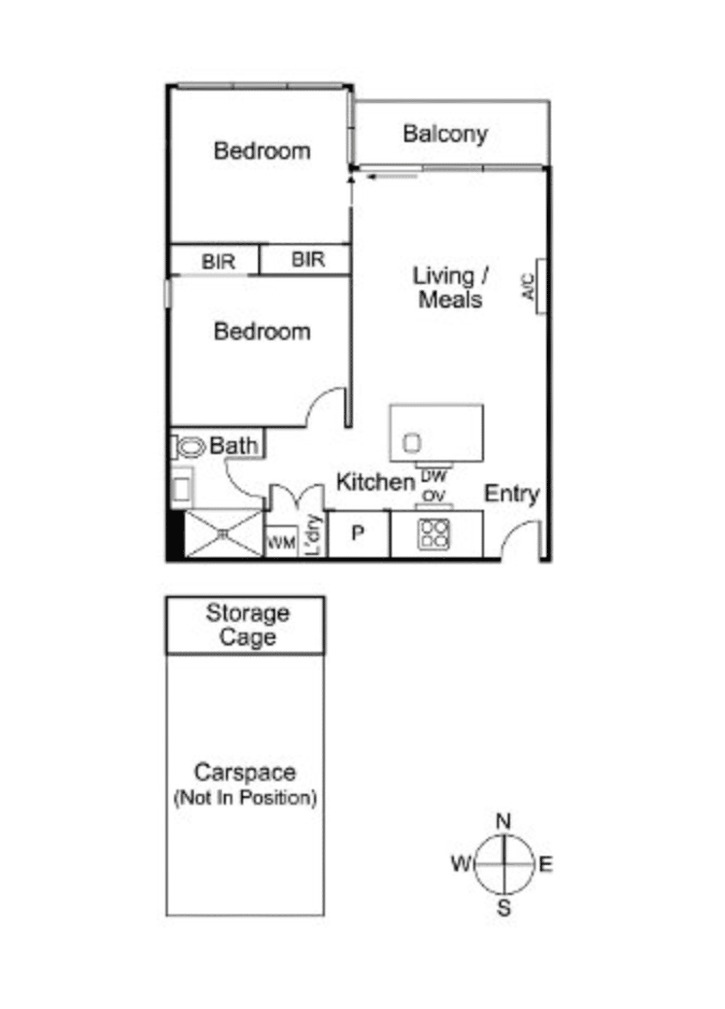 Floorplan of Homely apartment listing, 502/50 Stanley Street, Collingwood VIC 3066